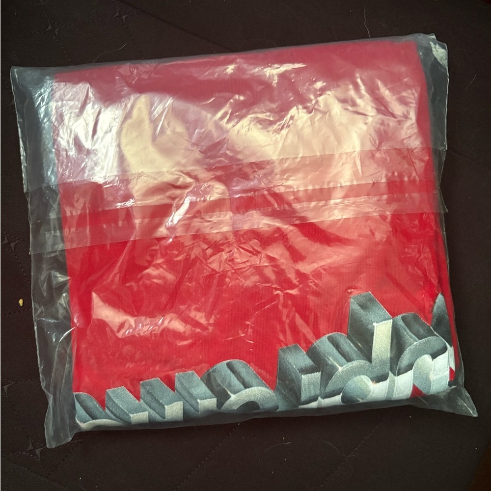 Supreme chrome front logo tee